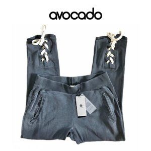 avocado BK Tie Jogger in Denim Blue